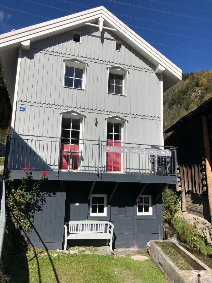 Casa Cuschina - Mit Sauna In Der Schoenen Surselva Dardin Luaran gambar
